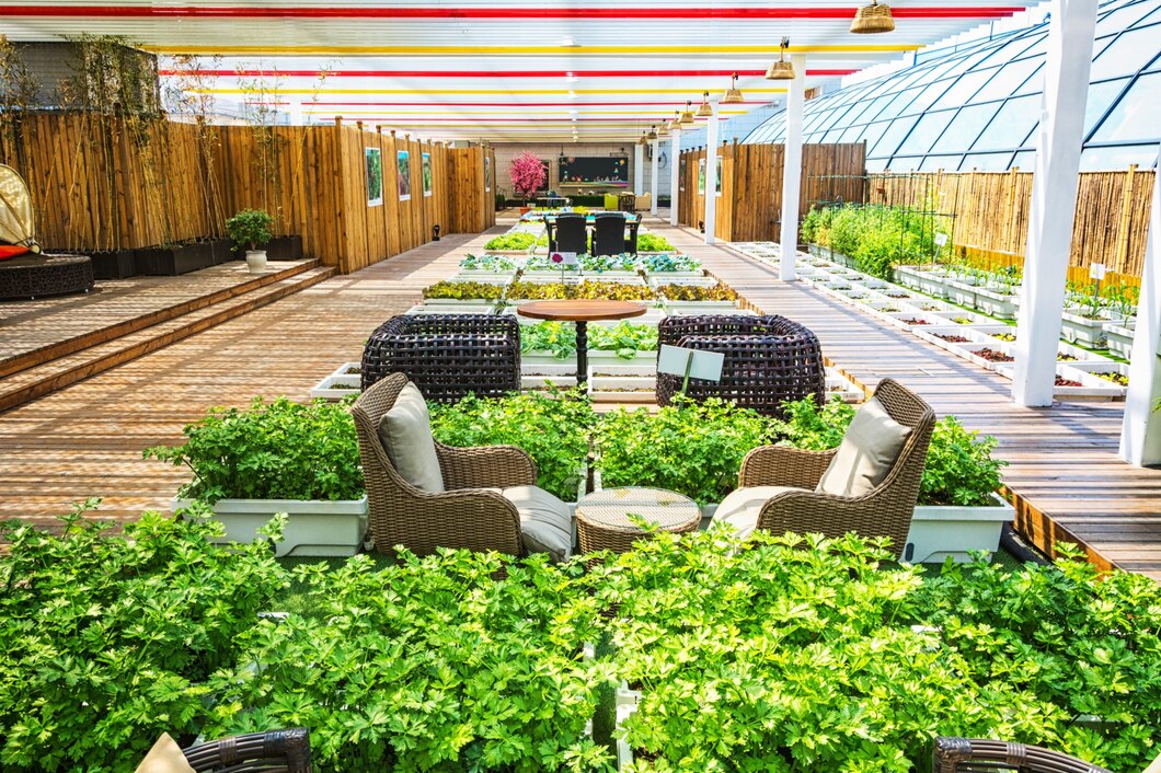 garden indoor outdoor space